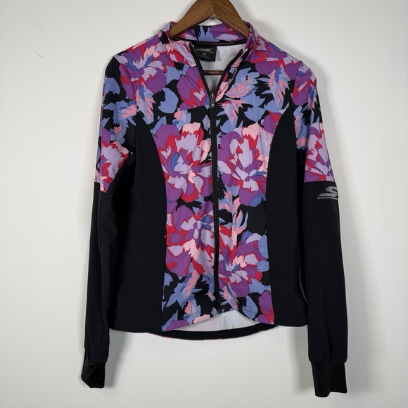 Skechers Other - Women's Skechers Performance Full Zip Athletic Jacket Black Pink Purple Medium